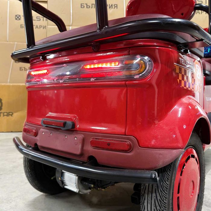 Триместна електрическа триколка 005 ROOF 2500W 23Ah с двоен фар