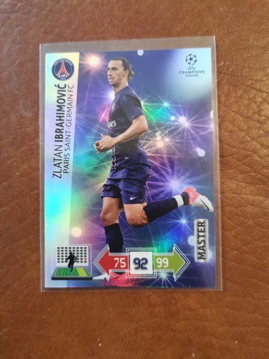 Panini adrenalyn xl champions league 2012 2013 Zlatan Ibrahimovic