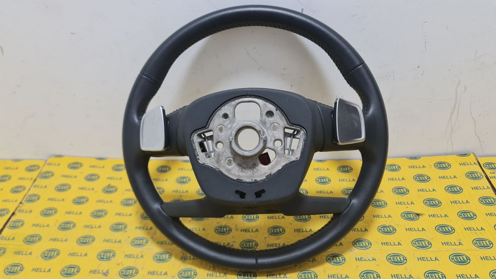 Volan piele încălzire vibratii padele dsg Audi a6 a8 q7 q8 4KE419091A