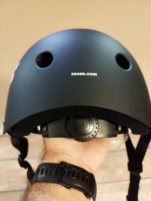 Детска каска за ролери ROCES Aggresive Black