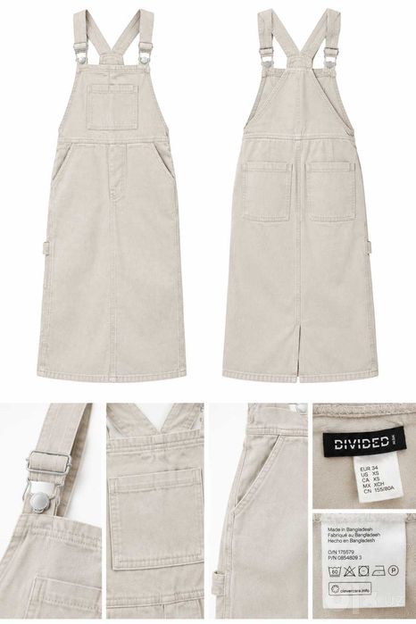 Джинсовый платье сарафан H&M DIVIDED как новый
