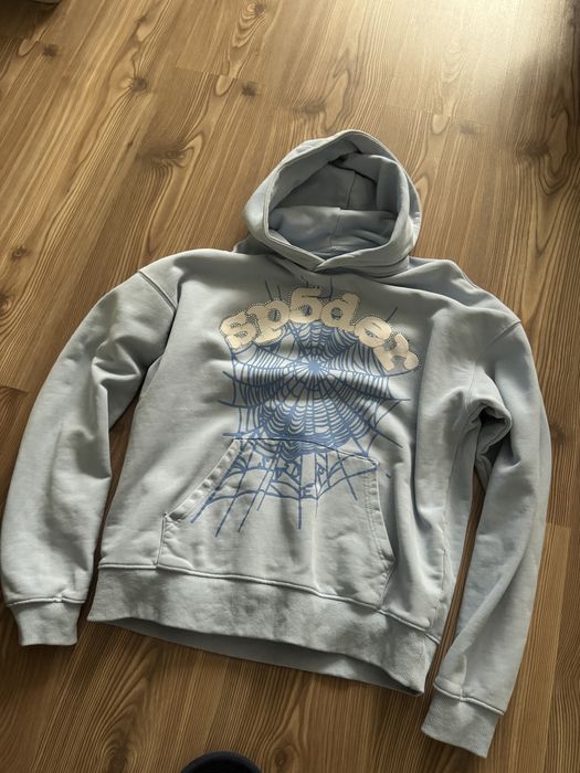 Hanorac Sp5der albastu