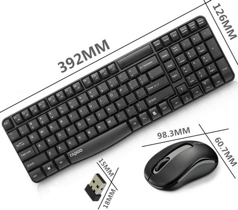 Беспроводной игровой комплект RAPOO X1800S, Rus.