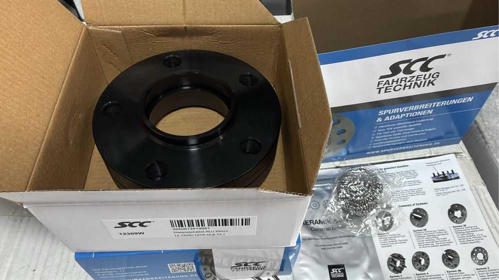 2 Distantieri SCC Germania 5x120 grosime 20 mm BMW seria F certificare TUV