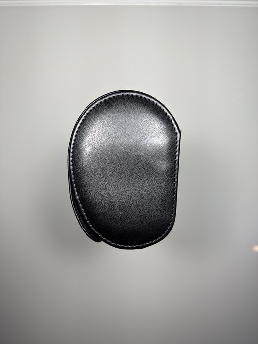 Cutie/toc de călătorie din piele neagră pentru trei ceasuri