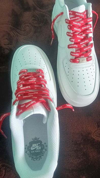 Nike Air force 1 cu șireturi supreme 44