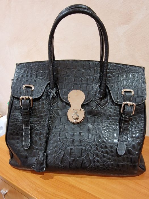 Чанта естествена телешка кожа