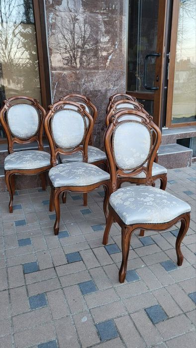 Барокова комплект маса със 6 бр столове
