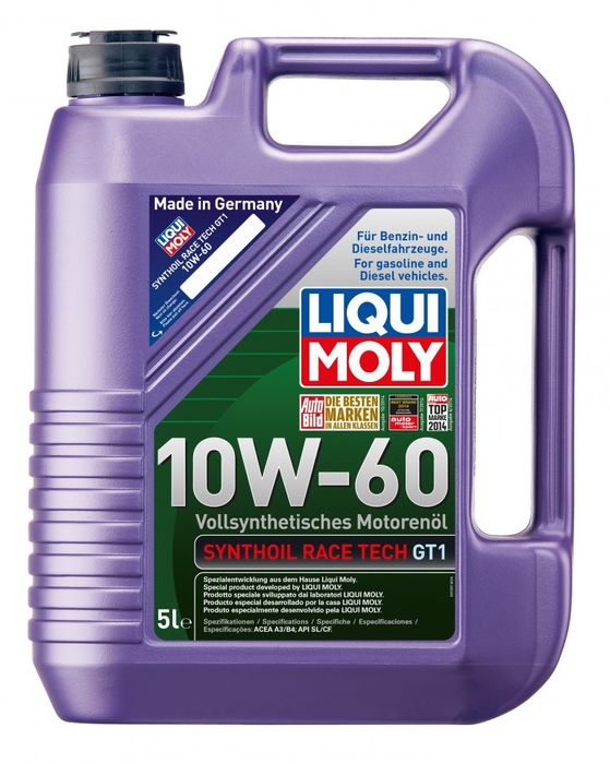Ulei motor Liqui Moly 10W60 Synthoil Racetech GT1 5L