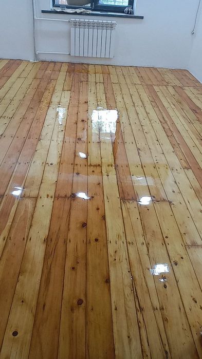 Шлифовка пол паркет