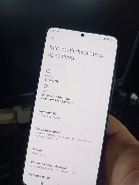 Xiaomi 12T ,120W incarcare