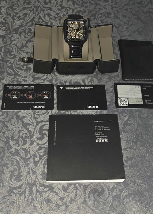 Rado True Square Automatic Open Heart (Full Set / Като нов)