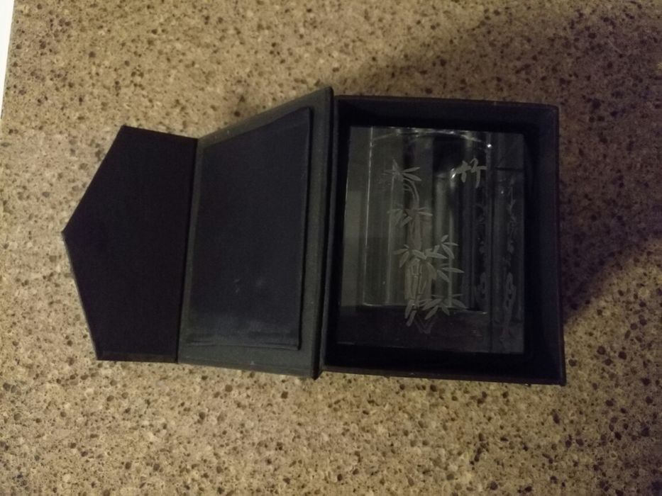 suport de cristal pentru pixuri ornament cristal