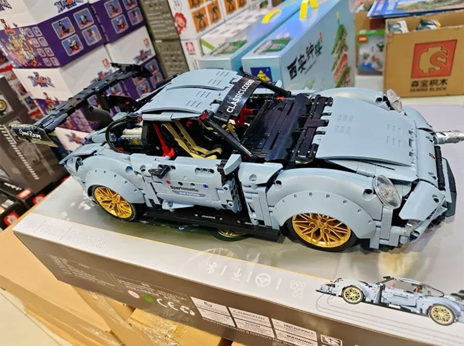 Конструктор лего суперкар Porsche 911. Размер 56 см.