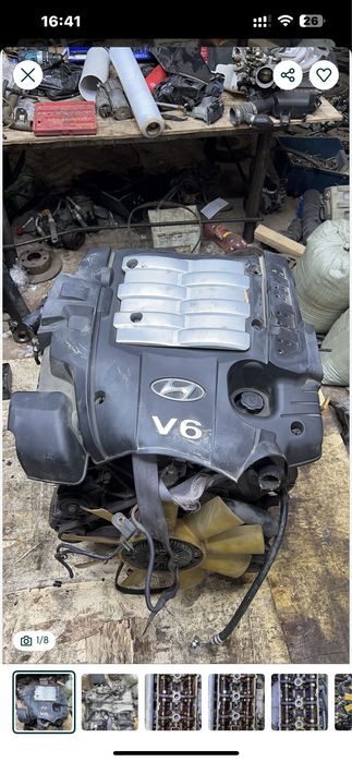 двигатель Hyundai terracan 3.5 мотор хюндай терракан 3.5 двс G6CU
