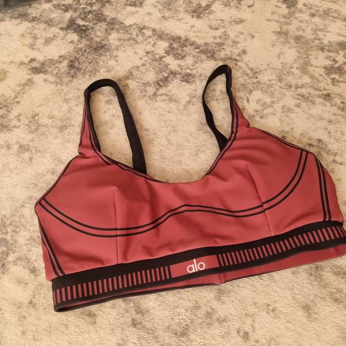 ALO Yoga – set sport 2 piese, burgundy