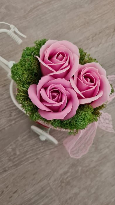 Buchete trandafiri de săpun