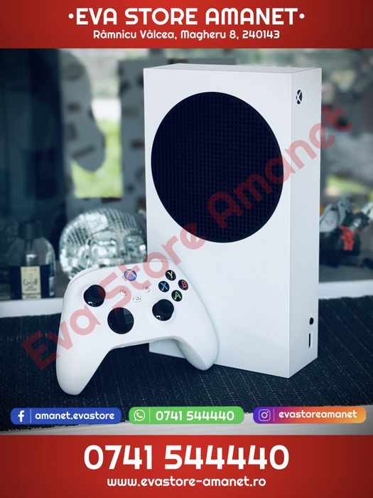 Consola Gaming Microsoft xBox Series S Stocare 512GB SSD 120 FPS HDR VRR Dolbi Vision Atmos DTS x Full Box