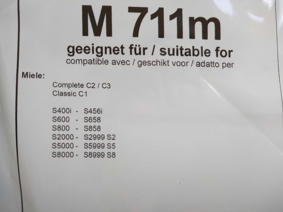 5 бр. торбички за прахосмукачка Миеле Miele Complete C2 C3 Classic C1