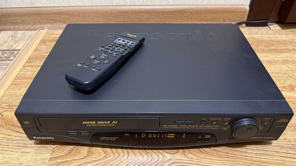 Bидеoмагнитoфoн Panаsоniс NV-НD650  6-Head Hi-Fi GERMAN Stеreо!