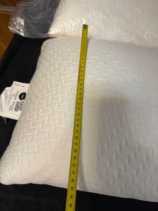 Set 2 Perne ergonomice BedStory 40x80 cm – Husă Jacquard cu Vâscoză, Nou