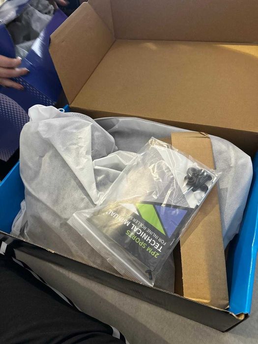 Role 2PM SPORTS negru/alb, marimea L (37-41) nou, la cutie