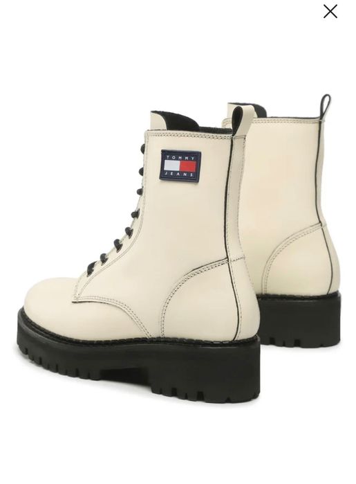 Кожени боти Tommy Jeans размер 41