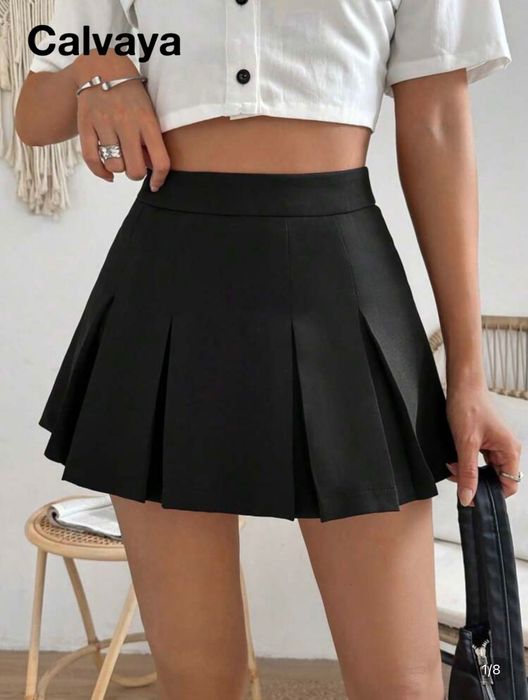 Къса черна пола - SheIn