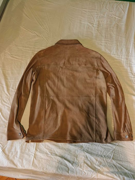 Camasa de piele intoarsa Massimo Dutti