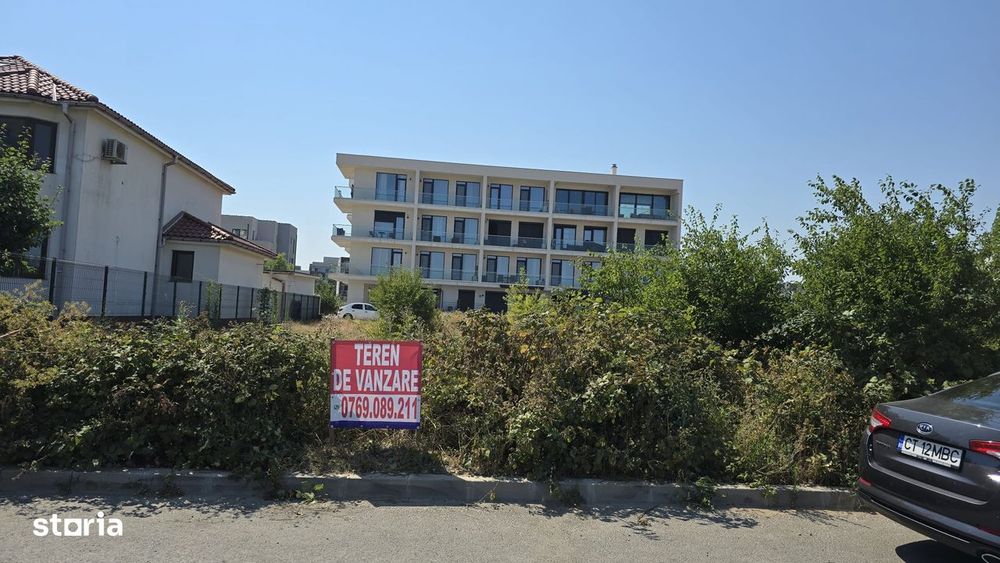 Mamaia Nord Strada D25 ,teren intravilan 700 mp 480 eur mp usor neg