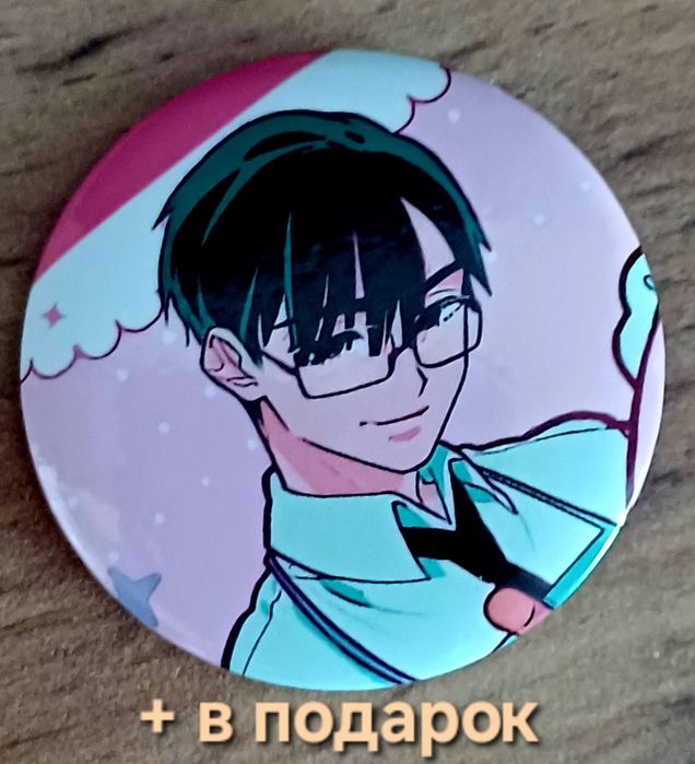 Значки 5шт, по разным аниме