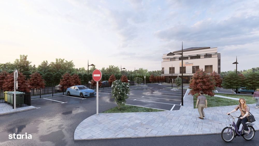 Sun Residence -- Apartament 2 camere - TIP 9 - 54 Mp - Proiect NOU -