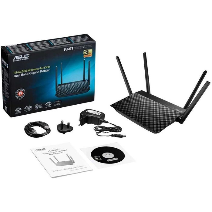 Router Wireless Asus Gigabit RT-AC1750U VPN Dual Band Nou Sigilat