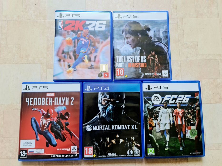 продам игры диски на playstation 4/5