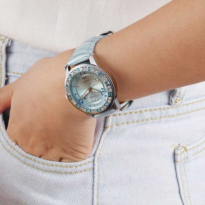 SKONE - ceas de damă la modă albastru