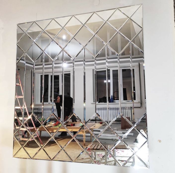 Зеркало мозайка,ромбики,панно