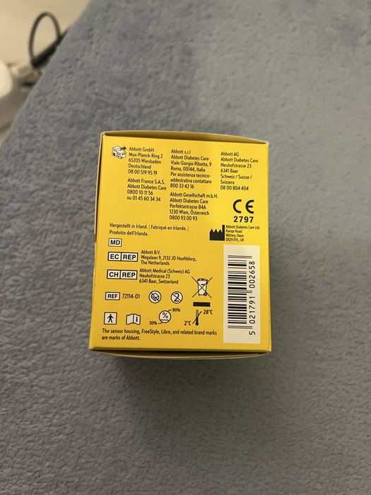 Senzor FreeStyle Libre 3 – nou, sigilat – exp. 07/2026