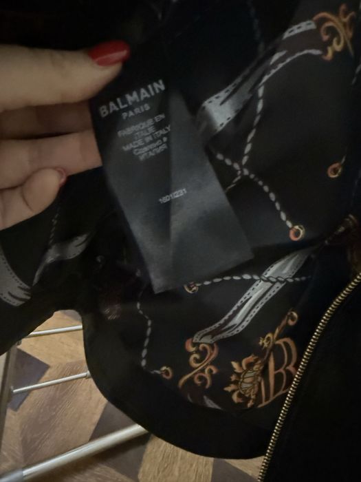 Куртка кожанная Balmain новая