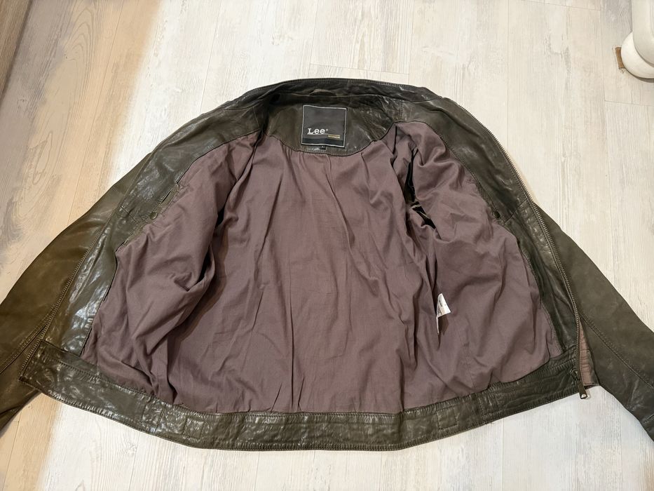 Оригинално мъжко кожено яке Lee