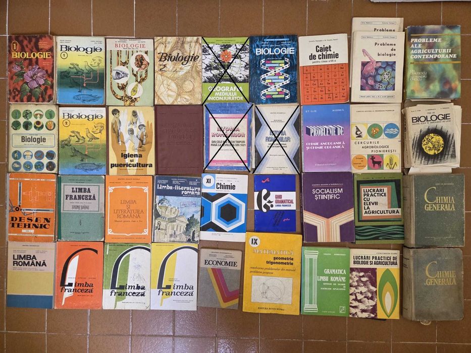 Manuale scolare vechi '60,'70,'80,'90, Almanah, Magazin Istoric colect