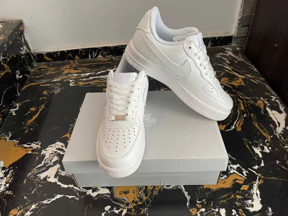 Nike Air Force 1 Low Alb Pantofi Sport Nike AIRFORCE 1 Bucuresti ...