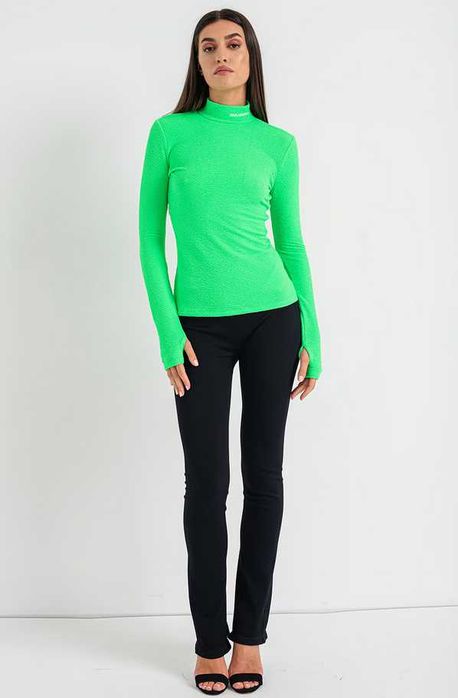 Bluza Karl Lagerfeld, slim-fit, Neon green, XS