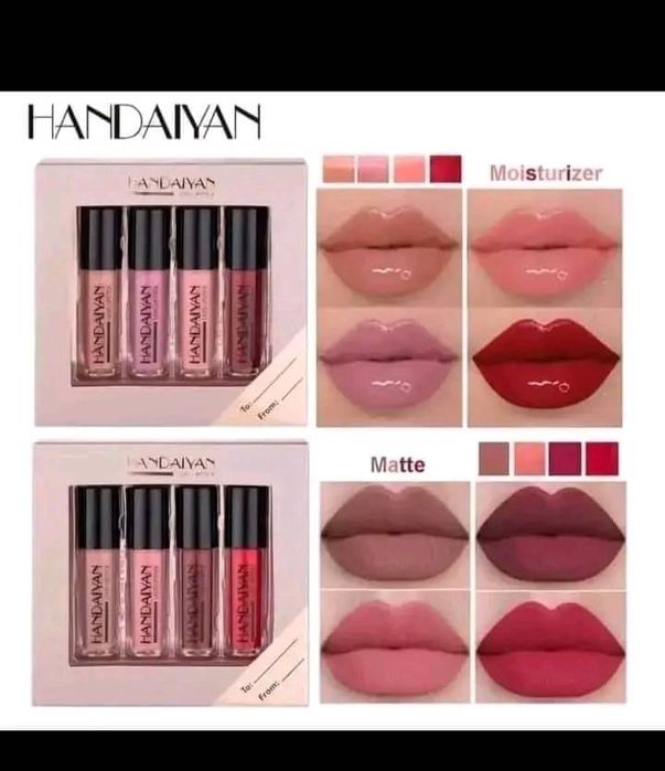 Комплект от 4 броя течни червила Handaiyan