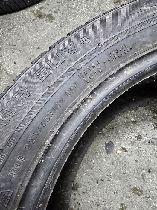 4x 225/55/18 M+S NOKIAN 2019 Stare excelentă