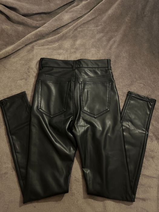 Pantaloni de piele pull g bear