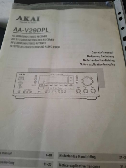 Съраунд ресивър AKAI-V29DPL