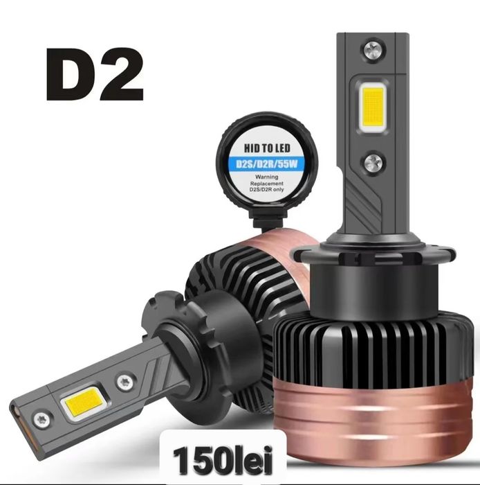 Becuri LED D2S D2R 50000LM set 2buc