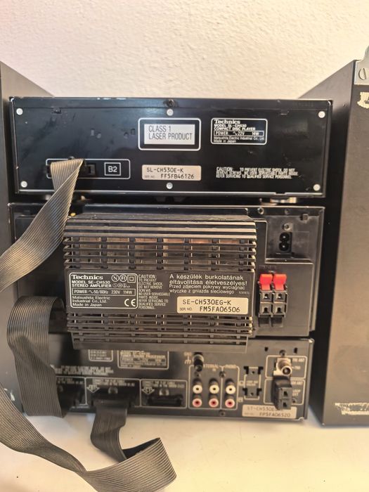 Combina Technics SE SL ST CH530 CD Tuner procesor sunet Boxe Technics SB F5