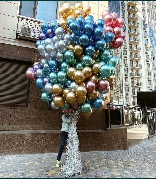 Геливые воздушный шарики+ Uchar sharlar