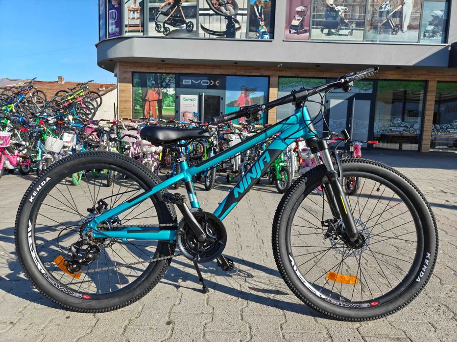 BG Алуминиев велосипед 24" NINJA син